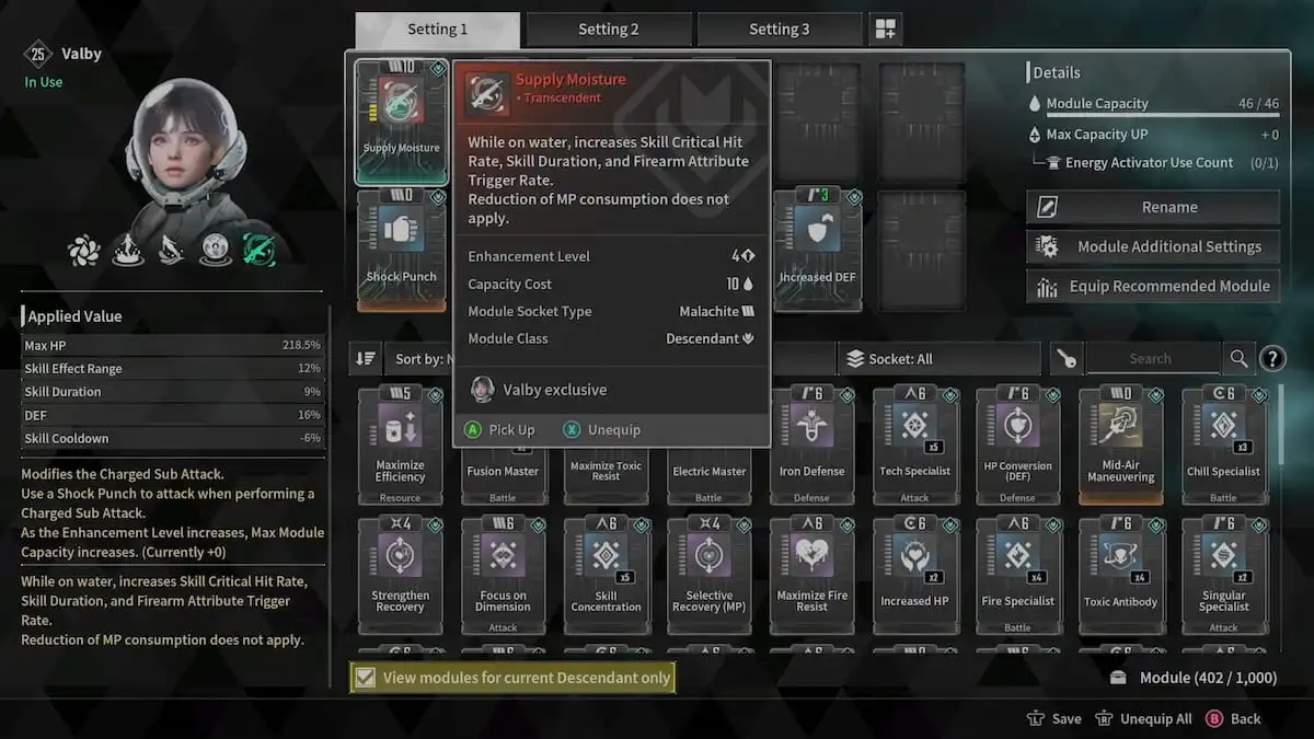 How to get and use the Supply Moisture Module in The First Descendant