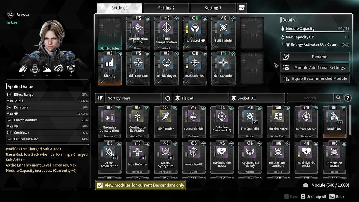 Best Viessa build in The First Descendant