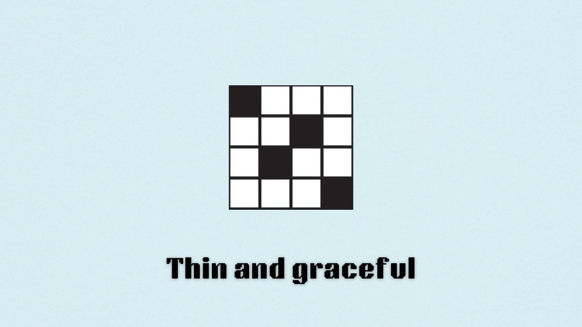 thin and graceful july 16 nyt mini crossword