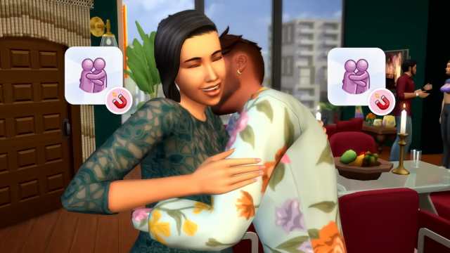 Two Sims with the same Turn-On in The Sims 4 Lovestruck.
