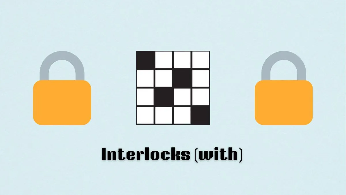 ‘Interlocks (with)’ NYT Mini Crossword (Aug. 16) answer and hints