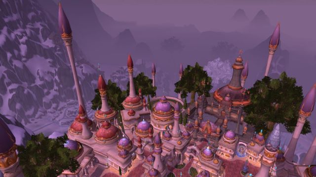 Dalaran city from World of Warcraft confirmed above.