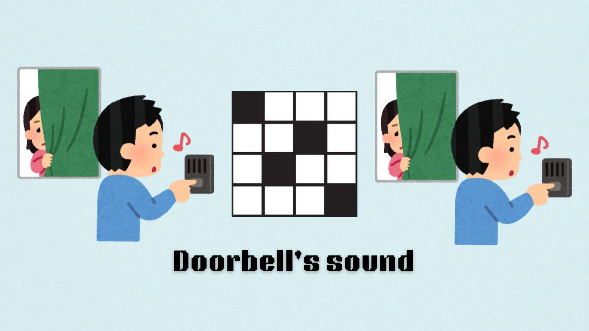 ‘Doorbell’s sound’ NYT Mini Crossword clue answer and hints