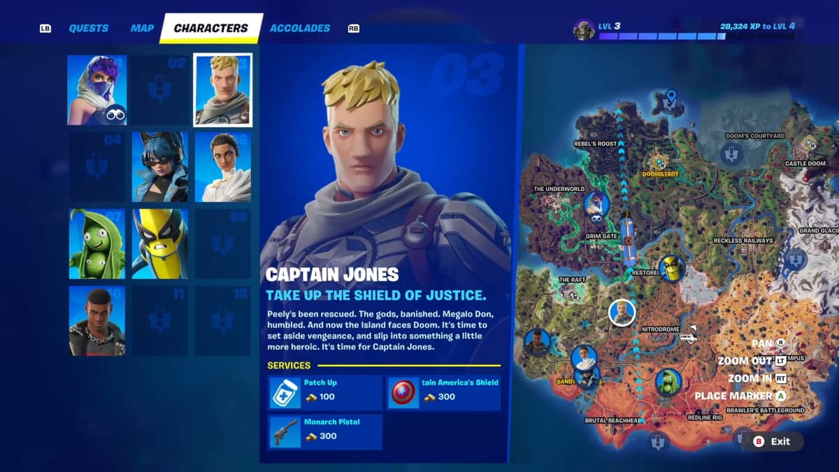 Все локации и услуги NPC Fortnite в сезоне 5, глава 4