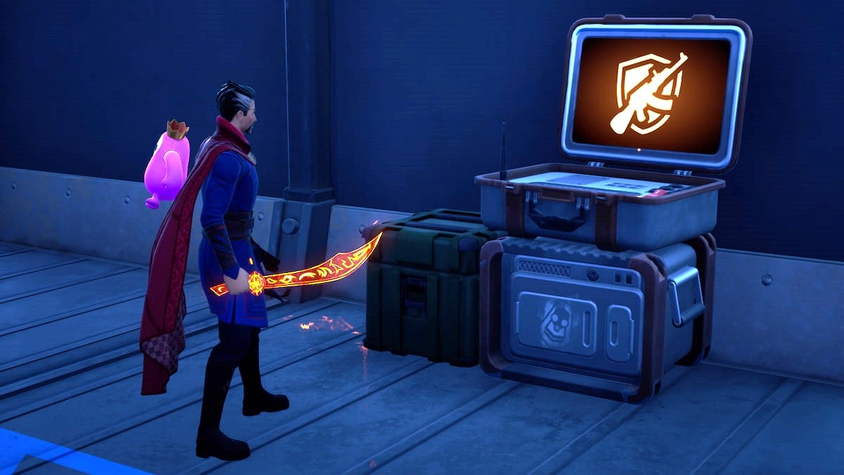 Where to accept a SHADOW briefing Armory in Fortnite