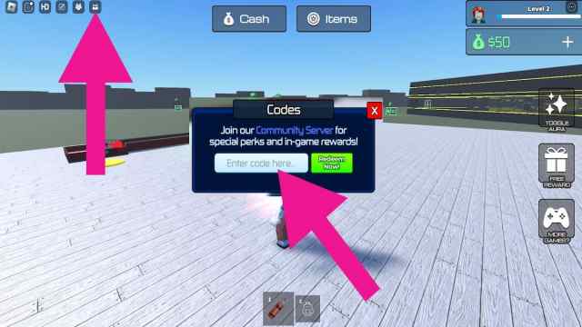 How to redeem codes in Super Hero Tycoon