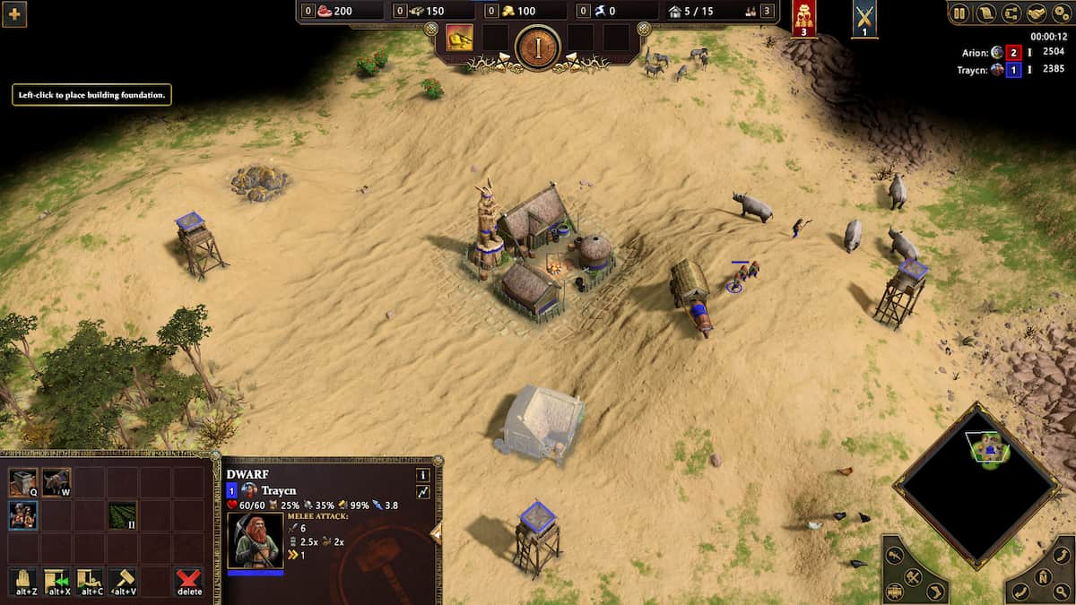 How to rotate buildings in Age of Mythology: Retold