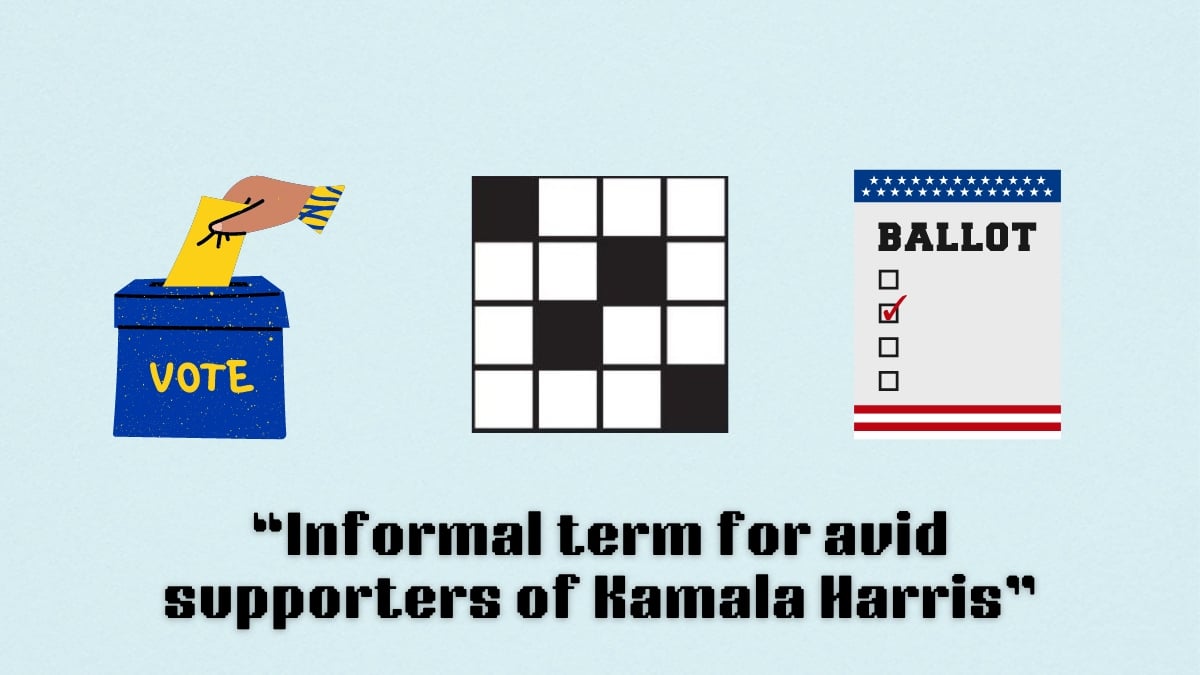 ‘Informal term for avid supporters of Kamala Harris’ NYT Mini Crossword clue Aug. 12 answer and hints