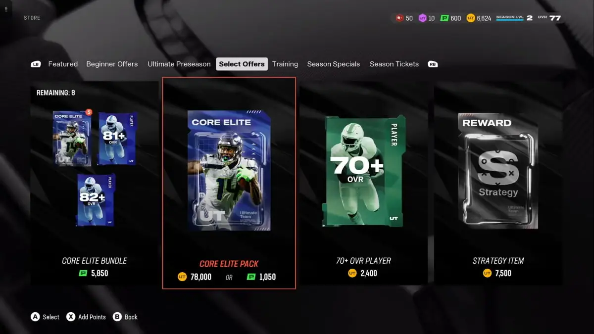 Best packs to buy in Madden 25 Ultimate Team