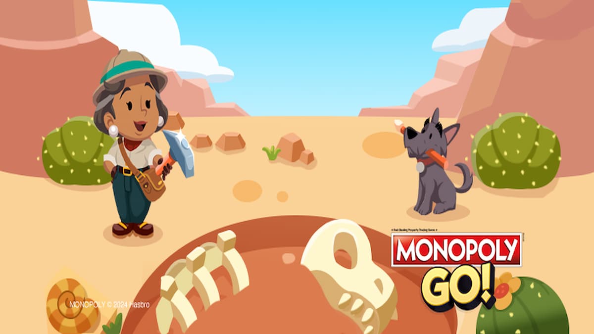 Monopoly GO Dino Treasures showcases Wild Sticker reward across 25 milestone levels