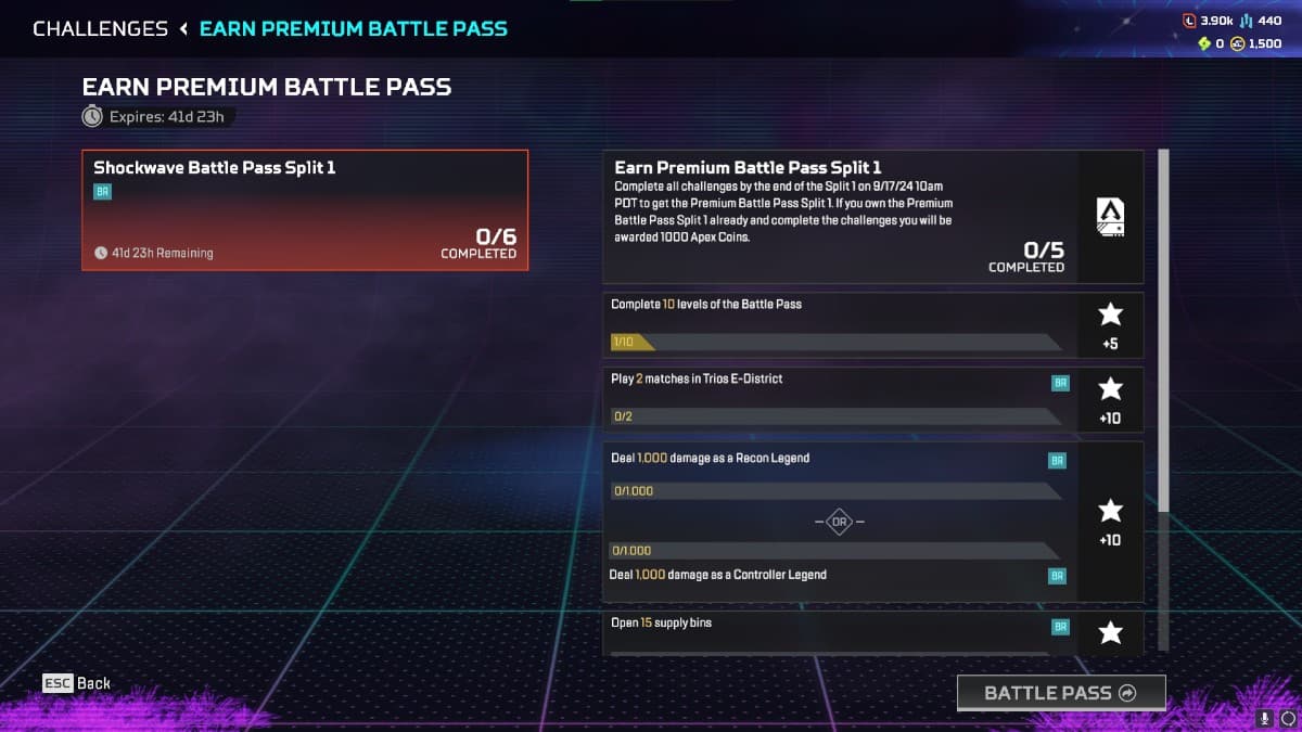 Вы не можете купить первый боевой пропуск Apex 22 сезона за монеты Apex, но можете получить его бесплатно.