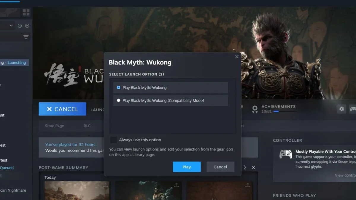 What is Compatibility Mode in Black Myth Wukong?