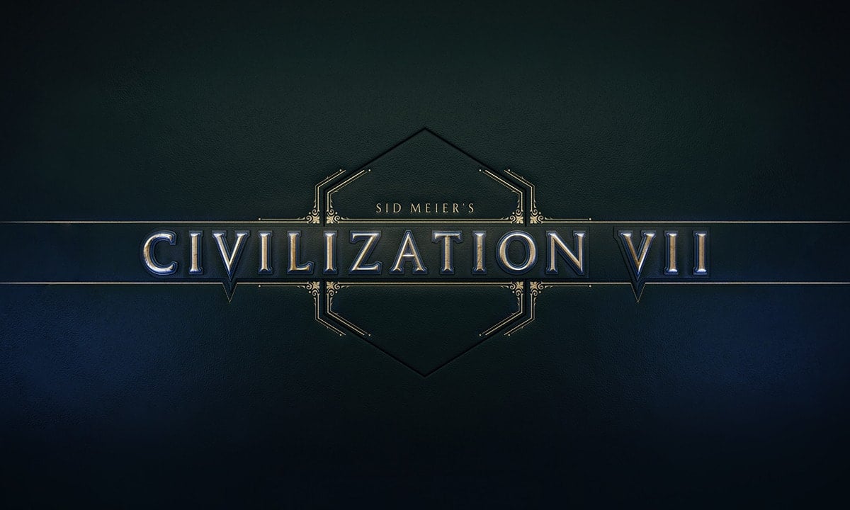 Civilization 7 logo on black background