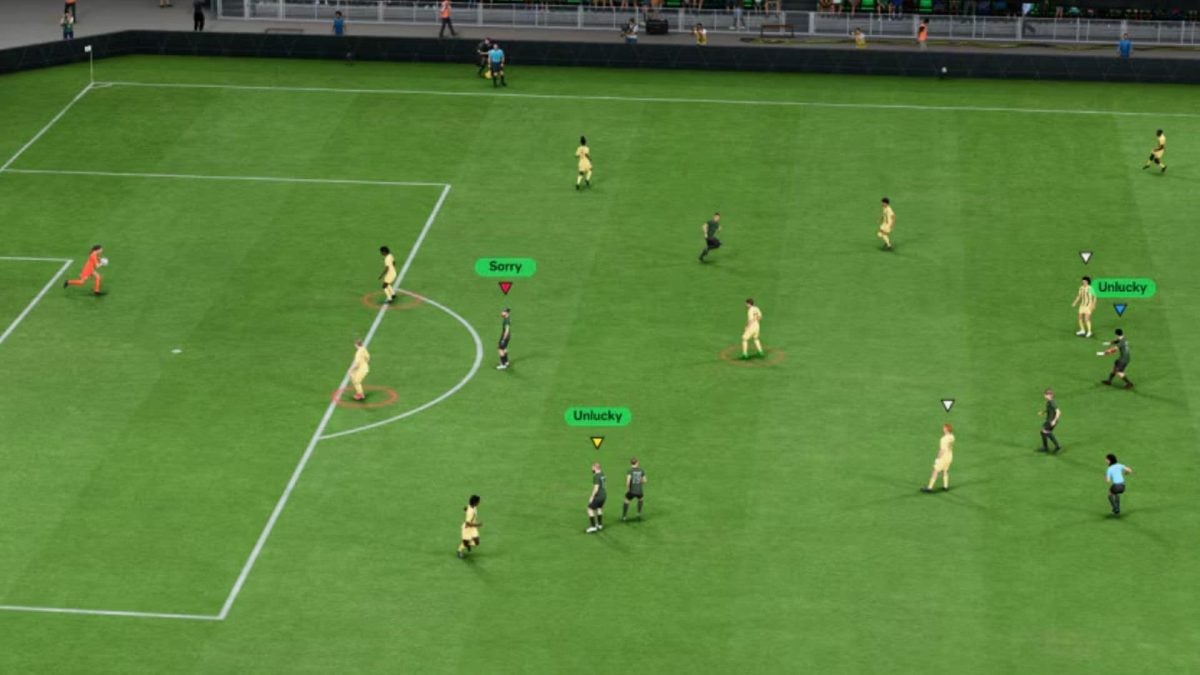 an online pro clubs match in ea fc 25