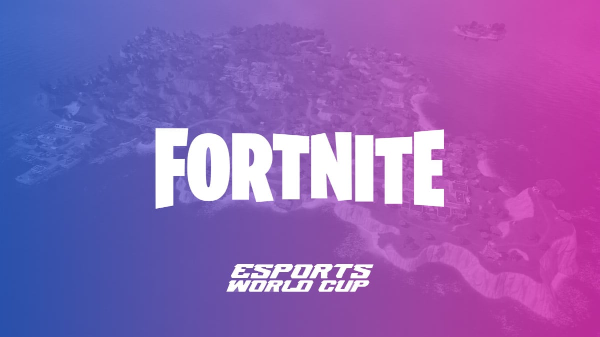 The Fortnite and Esports World Cup logos.