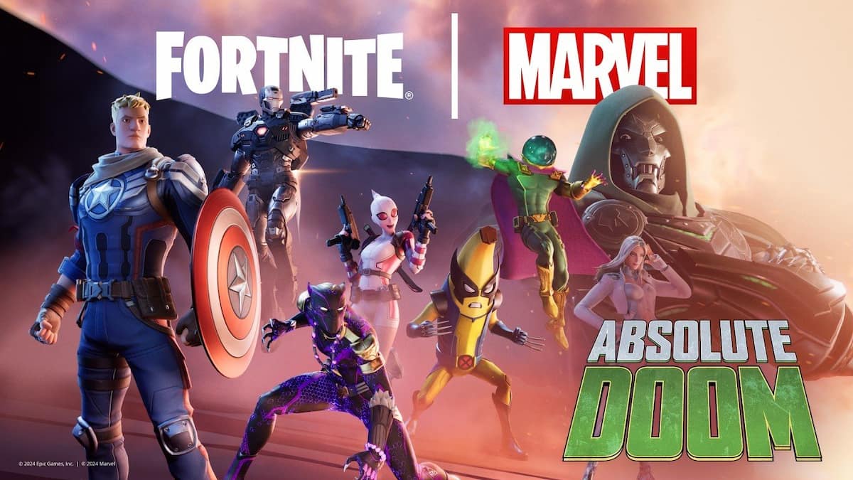 Fortnite welcomes new Marvel characters, weapons in Absolute Doom season trailer