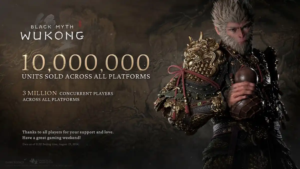 Black Myth Wukong reaches stunning sales achievement in first 4 days