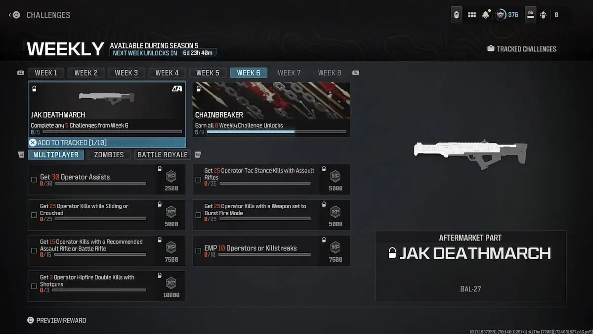 How to unlock the JAK Deathmarch in MW3 and Warzone