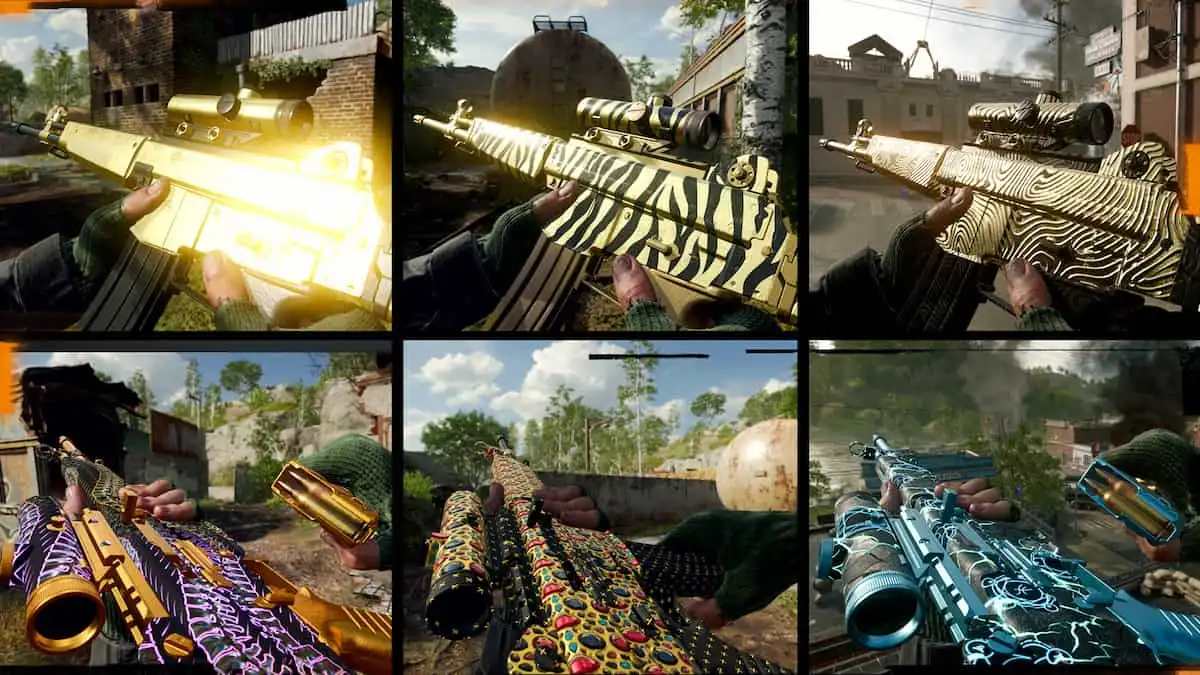 All Mastery camos in Black Ops 6