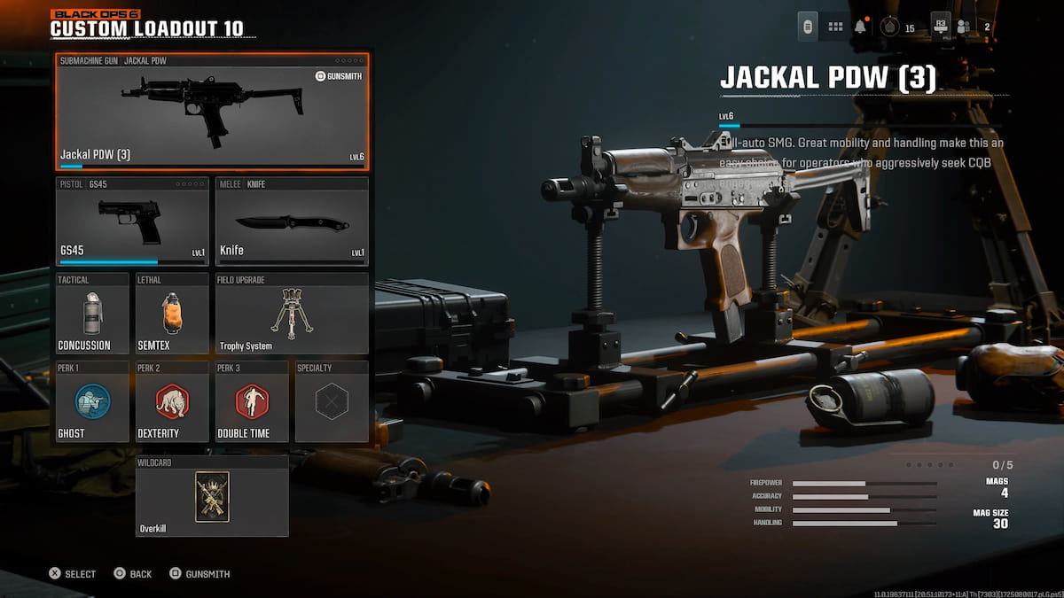 Лучшая экипировка Jackal PDW и настройка классов в Black Ops 6.