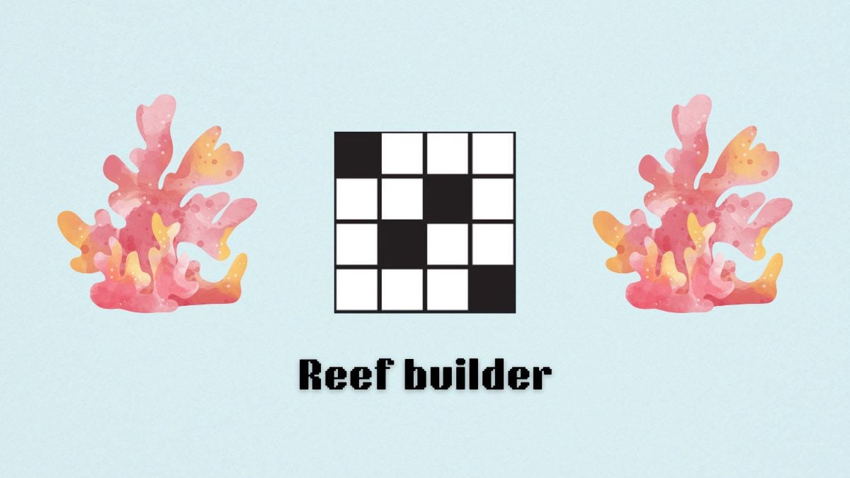 art for reef builder clue in nyt mini crossword