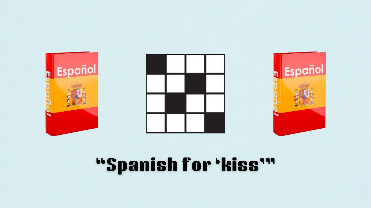 ‘Spanish for kiss’ NYT Mini Crossword Aug. 8 clue solution and hints