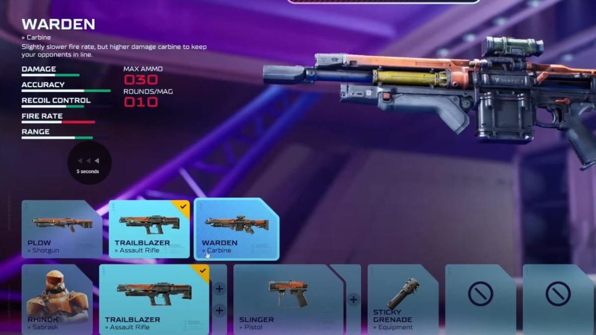 All weapons in Splitgate 2