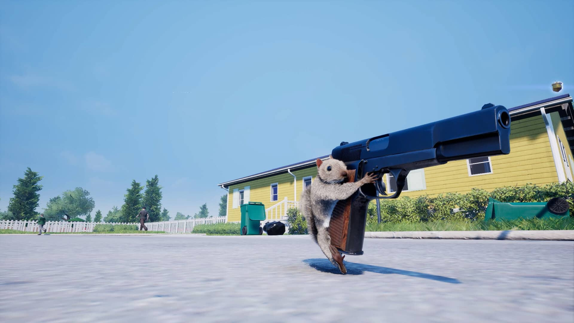 This chaotic gun-wielding animal game is out today to take Goat Simulator’s crown