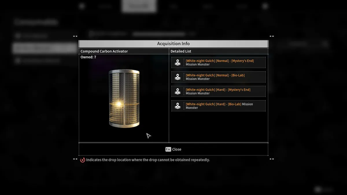 How to farm Compound Carbon Activator in The First Descendant