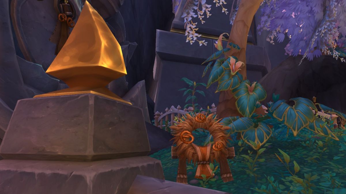 Brewfest wreath in World of Warcraft.