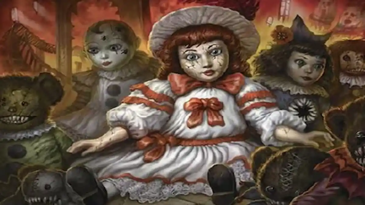 La espeluznante muñeca MTG parecida a Annabelle impulsa a Aggro en Duskmourn Draft y Commander