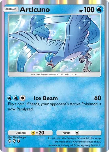 Artwork for Articuno in Genetic Apex