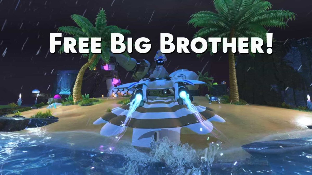 Astro Bot – All collectibles walkthrough for Free Big Brother!