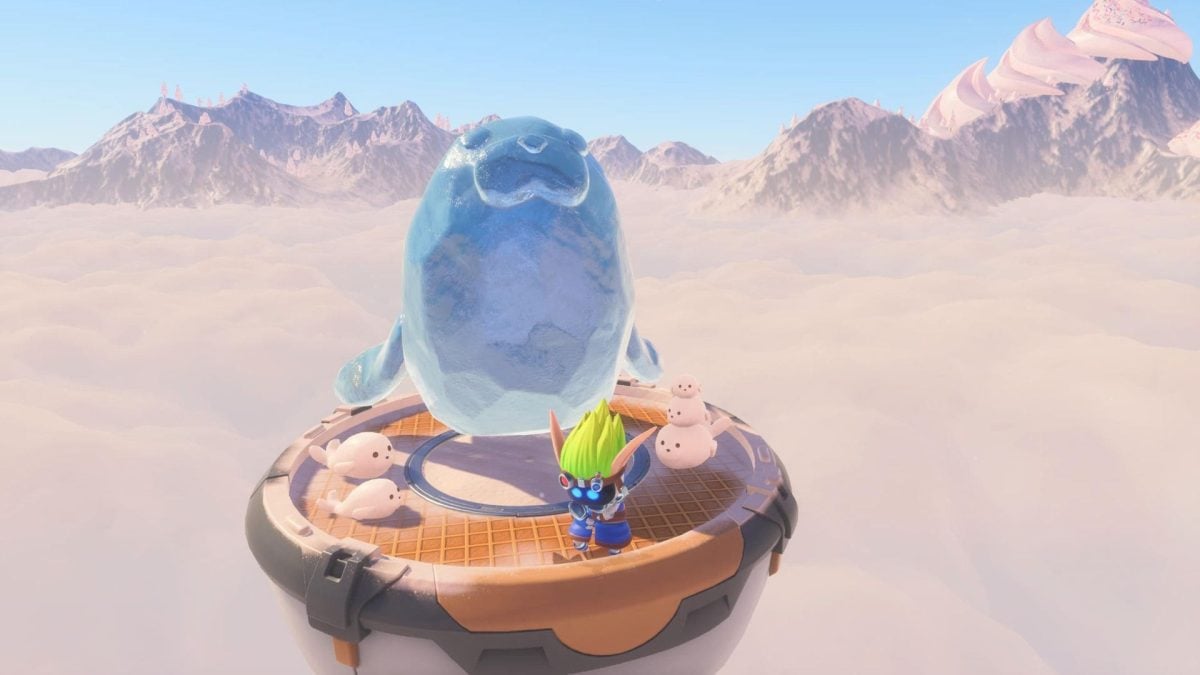 Cómo romper el sello de hielo en Astro Bot