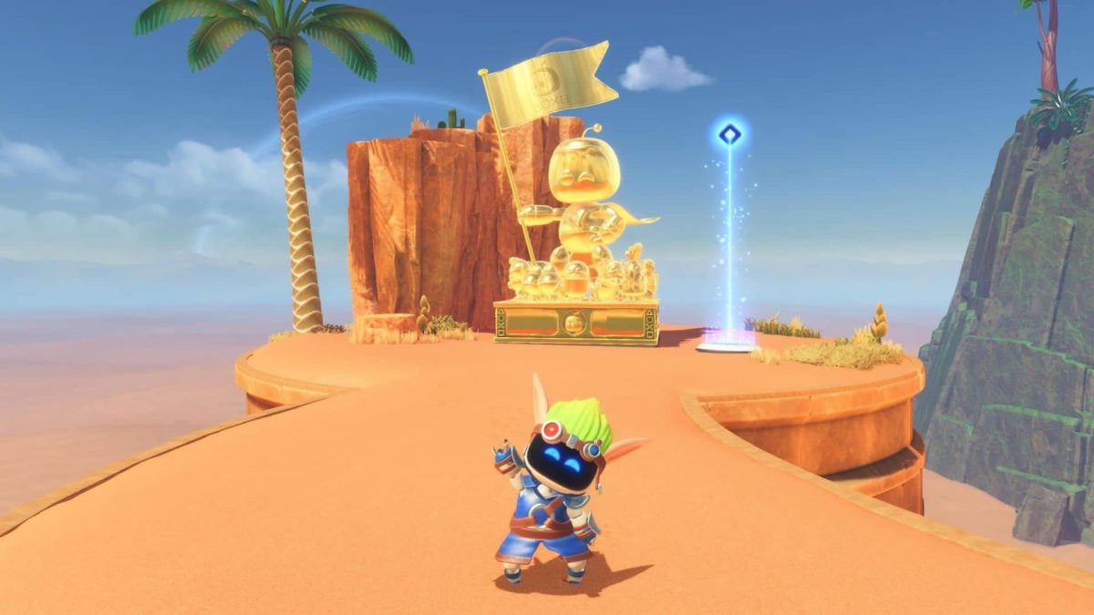 Astro Bot: How to unlock the Golden Statue