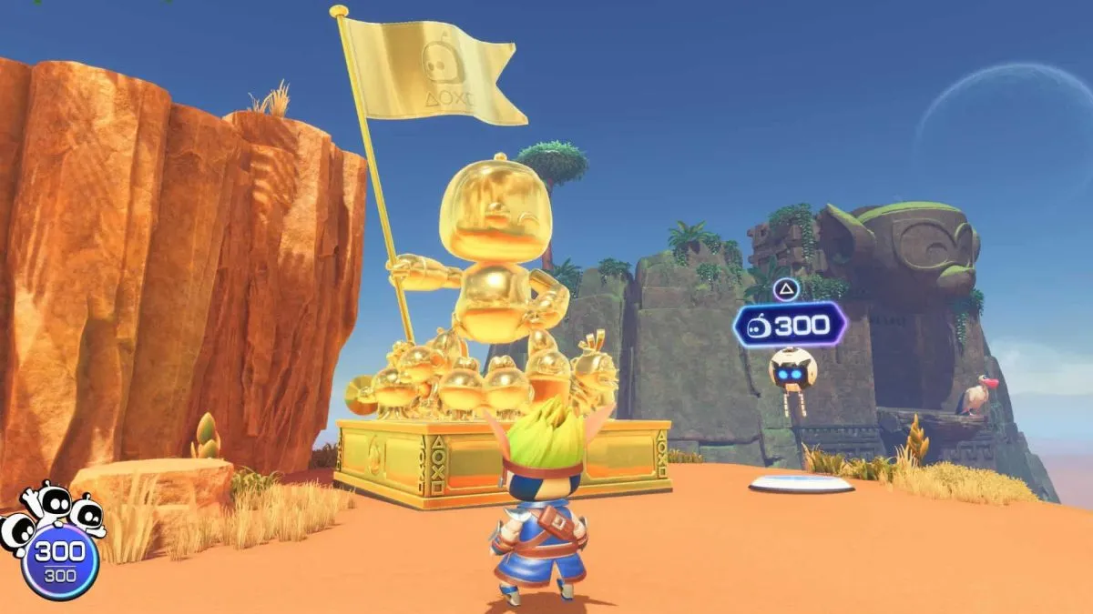 Astro Bot: Cómo desbloquear la Estatua Dorada