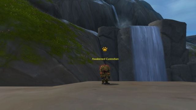 Awakened Custodian pet battle NPC in World of Warcraft.