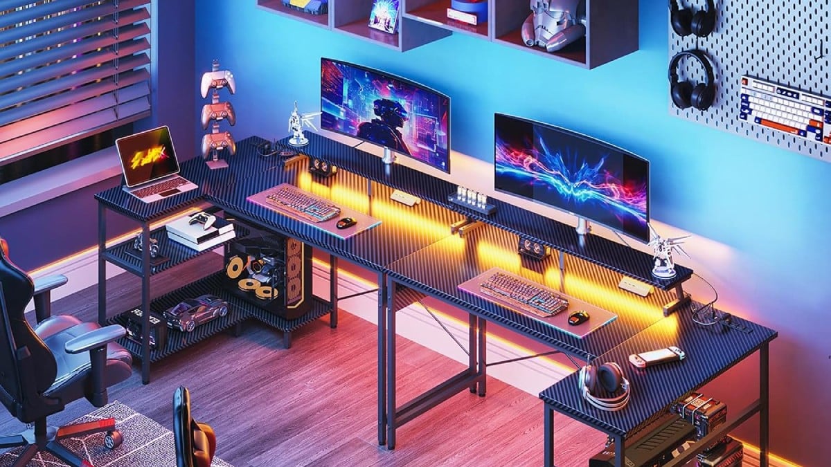 Two ODK 48 Inch Gaming Desks to make the ultimate gaming table