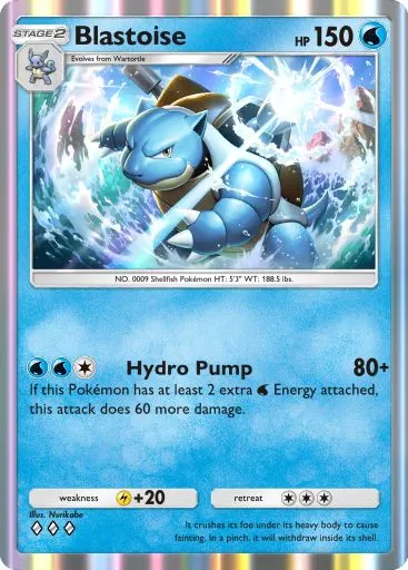 Artwork for Blastoise in Genetic Apex