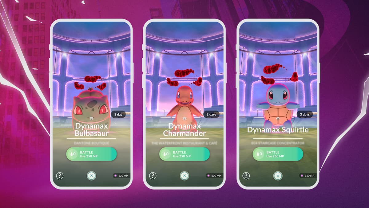 Как получить динамакс-покемонов в Pokémon Go