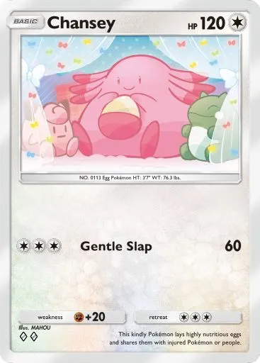 Chansey artwork in Genetic Apex