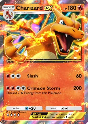 Artwork for Charizard ex in Genetic Apex