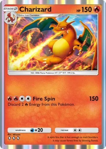 Artwork for Charizard in Genetic Apex