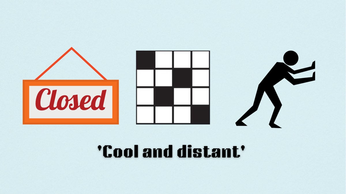 ‘Cool and distant’ NYT Mini Crossword hints and answer