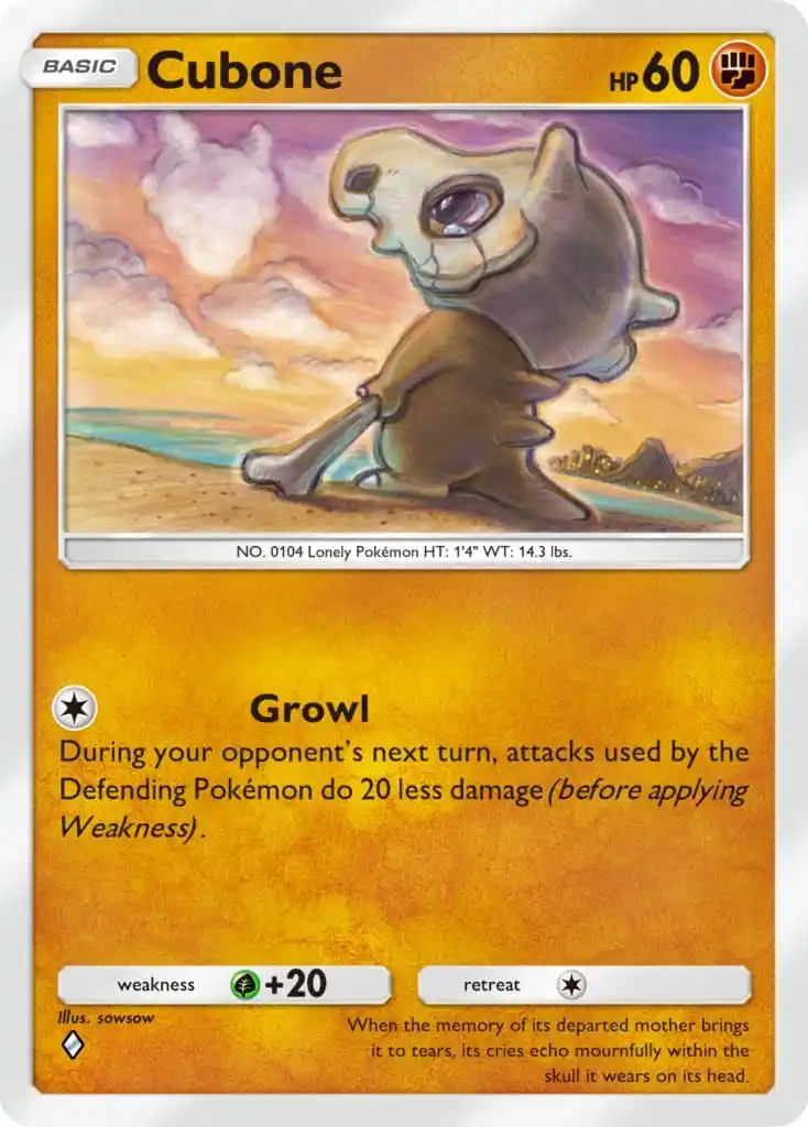 Artwork for Cubone in Genetic Apex