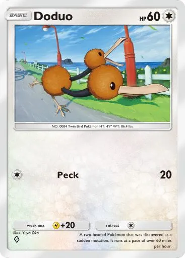 Artwork for Doduo in Genetic Apex