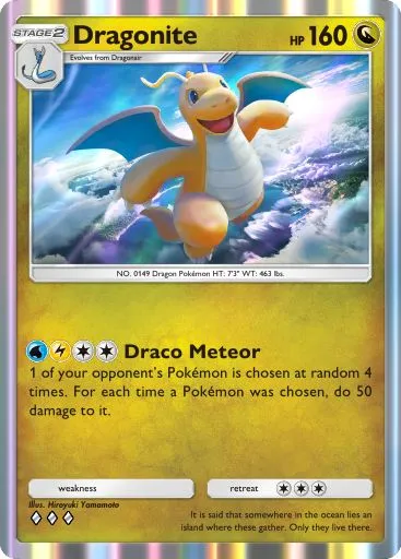 Dragonite artwork in Genetic Apex