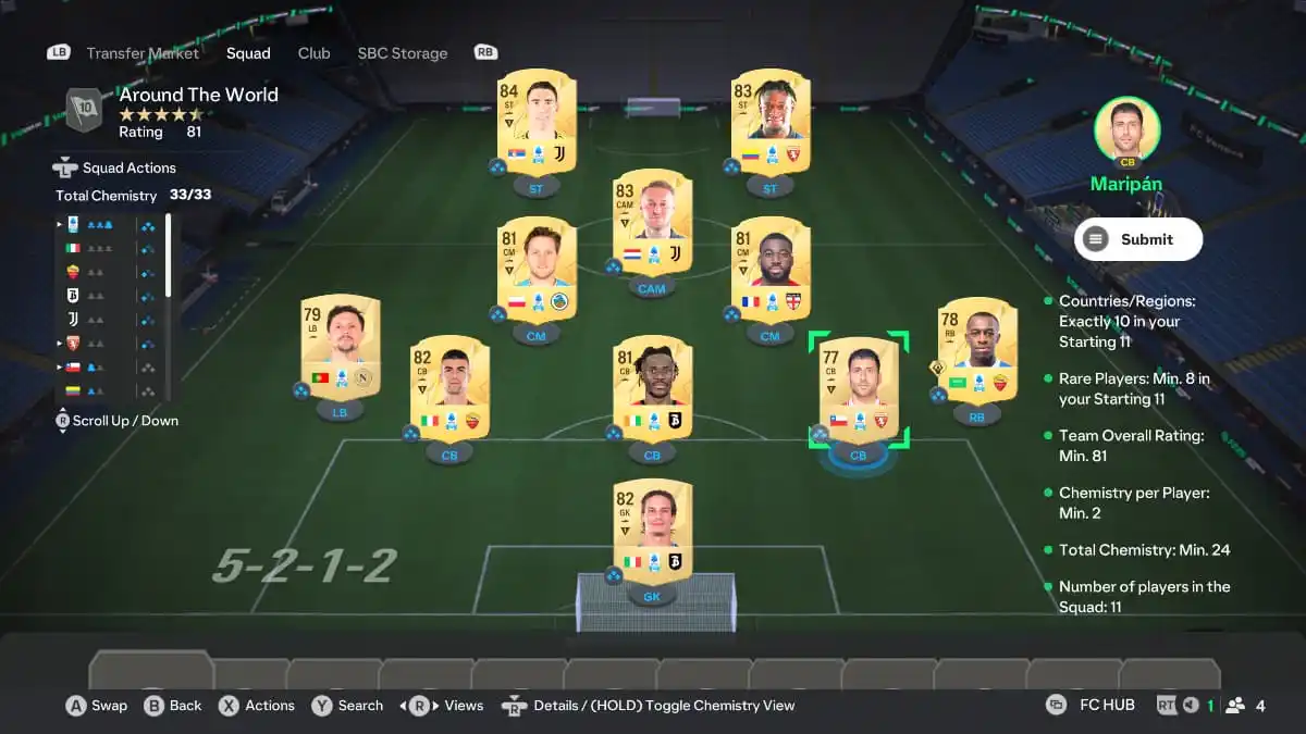 How to complete the Hybrid Nations SBC in EA FC 25