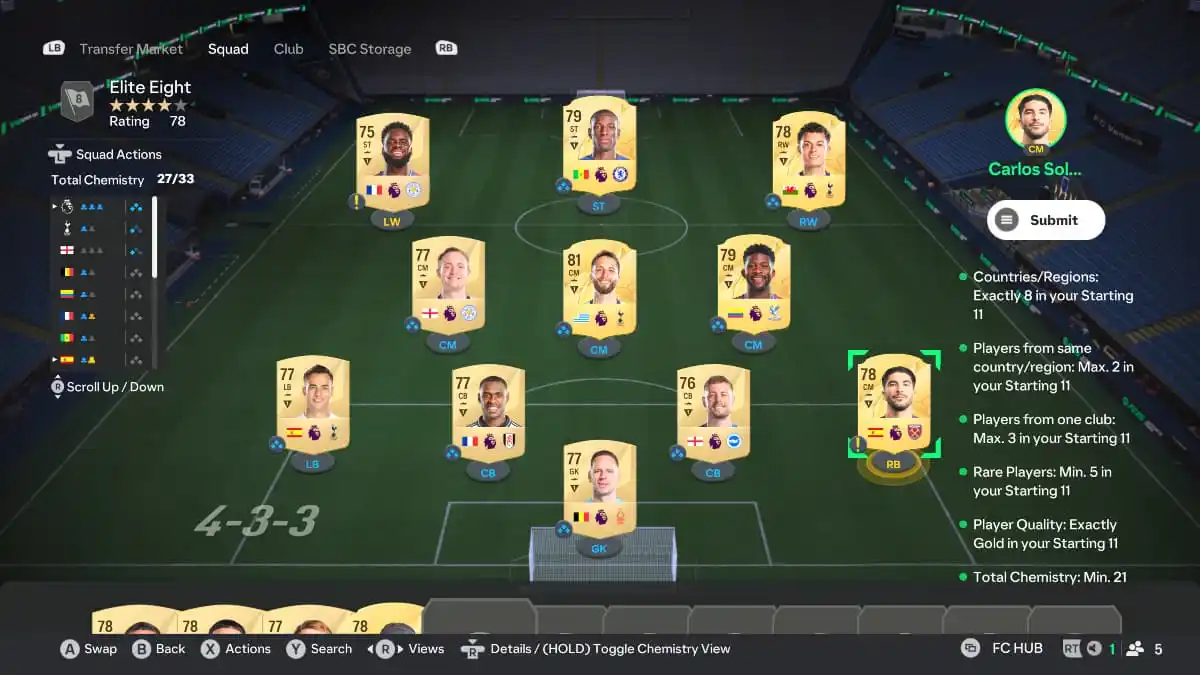 How to complete the Hybrid Nations SBC in EA FC 25