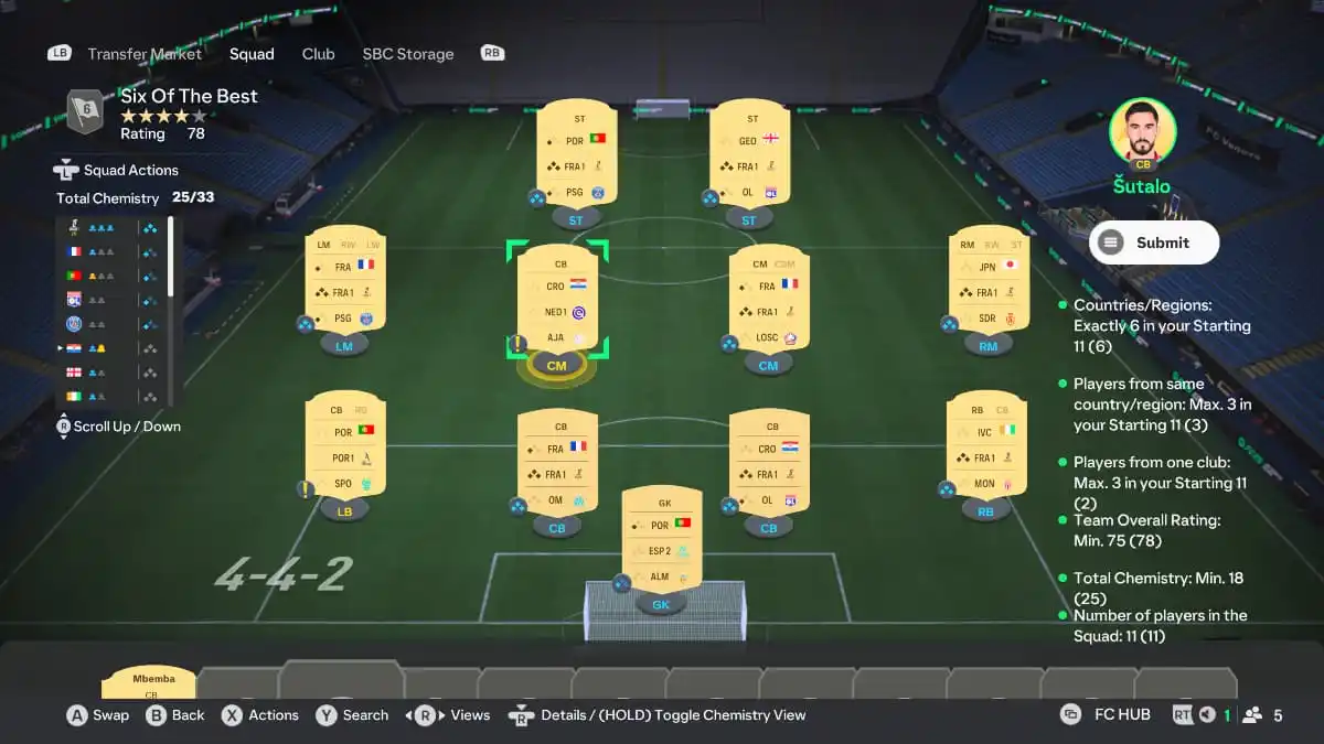 How to complete the Hybrid Nations SBC in EA FC 25